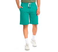 La Martina TMB003-FP221 Mens sports shorts - Green Cotton - Size X-Large