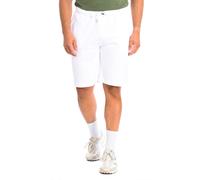 La Martina TMB003-FP221 Mens sports shorts - White Cotton - Size Medium