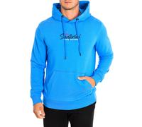 La Martina TMF605-FP225 Mens Hoodie - Blue Cotton - Size Small