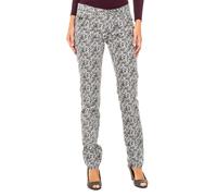 La Martina Womens long floral design pants LWT004 - Black Cotton - Size 31 (Waist)