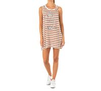 La Martina Womens Sleeveless dress with round neck LWRE31 woman - Brown Linen - Size Small