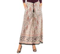 La Martina Womens wide drawstring adjustable inner shorts LWTE01 - Beige Viscose - Size 29 (Waist)