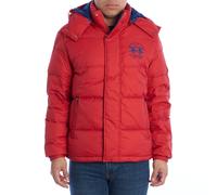 La Martina XMO016-PA076 Mens Quilted Jacket - Red - Size Large