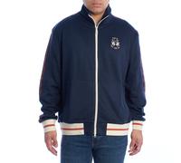La Martina YMF006-FP556 Mens Zip Up Sweatshirt - Blue - Size Small
