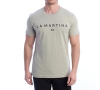 La Martina YMR005-JS206 Men's Regular Fit Short Sleeve T-Shirt Gray