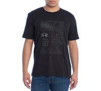 La Martina YMR301-JS206 Mens Regular Fit Short Sleeve T-Shirt - Black - Size Small