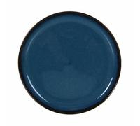 La Mediterránea Chester Snack Tray Blue Round 24.5 x 2.5 cm (8 Units)