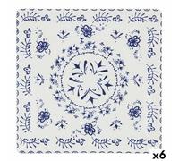 La Mediterránea Flat Plate Blur Porcelain 24 x 24 x 2 cm (6 Units) (24 x 24 x 2 cm)