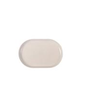 La Mediterránea Ivory Oval Snack Tray 20 x 13 x 2 cm (24 Units)
