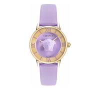 La Medusa Leather Watch- female- Versace- Watches- Purple- ONE SIZE- Accessories ONE SIZE