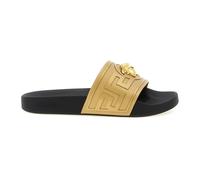 La Medusa Rubber Sliders - male - Versace - Sliders - Yellow - 10 UK - Shoes 10 UK
