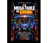 La méga-table de GROK: Les IA répondent aux interrogations de Grok (AUTEURES ARTIFICIELLES : Ecritures pensées par les I.A. pour les I.A.)