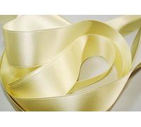 La Mercerie 22355-0025-0023 Satin Ribbon, Fabric, 0023 Yellow, 25 m x 25 mm
