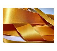 La Mercerie 22355-0050-0045 Satin Ribbon, Fabric, Doré, 25 m x 50 mm