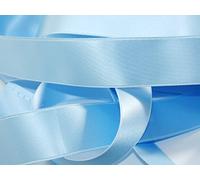 La Mercerie 22355-0070-0037 Satin Ribbon, Fabric, 0037 Blue, 25 m x 70 mm