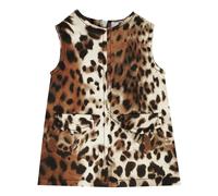 La Mia Bambina abito in raso di cotone stampato - male - Elisabetta Franchi - Dresses - Multicolor - 18 M | 86 CM - Kids 18 M | 86 CM