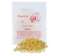 LA MIERE 100 Pack Orthodontic Elastics Dental Rubber Bands Intraoral Elastic Bands Red Fox(Heavy, 6.5 Oz, 1/4''