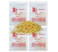 LA MIERE 400 Pack Orthodontic Elastics Dental Rubber Bands Intraoral Elastic Bands (Heavy, 6.5 Oz, 1/8'' (3.2mm))
