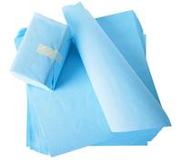 LA MIERE 50pcs Dental Autoclave CSR Sterilization Wrap, Sterilization with Steam & EO, 60g Blue Non-Sterile Pads, 24" x 24"