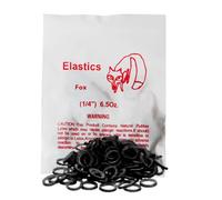 LA MIERE Non latex 100P Black Orthodontic Elastics Dental Rubber Bands Intraoral Black Elastic Bands (Heavy, 6.5 Oz, 1/4"(6.4mm))