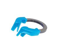 LA MIERE Universal Dental Sectional Matrix Ring Clamp Spring Clip, Autoclavable Nickel Titanium Orthodontic Clamp Rings, Sectional Contoured (R6 Light Blue 1PCS)