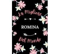 La Migliore ROMINA del mondo: Taccuino ROMINA Nome personalizzato - 110 pagine a righe - Regalo di compleanno per ROMINA
