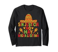 La Migra Immigration Protest Signs Unity Long Sleeve T-Shirt