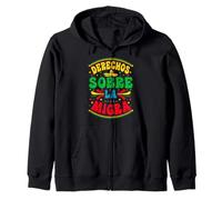 La Migra Immigration Protest Signs Unity Zip Hoodie