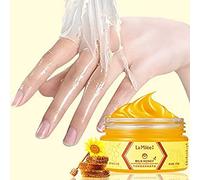 La Milee Hand Mask Milk Honey Peel Off Hand Wax Moisturizing Hydrating Nourishing Exfoliating Hand Film Hands Care paraffin110g