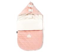 LA Millou Stroller Sleeping Bag Bag Premium S & Bright Pink Powder Rafaello Velvet Collection