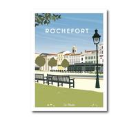 La Mixerie Rochefort Poster 30 x 40 cm - Charente-Maritime - Wall Decoration City