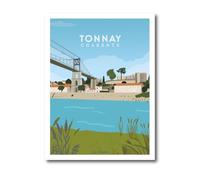 La Mixerie Tonnay Charente Poster 30 x 40 cm - Charente-Maritime - Wall Decoration City