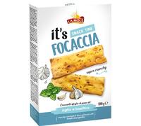 LA MOLE Focaccia - Garlic & Basil 100g - 8 Pack