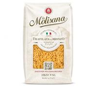 La Molisana Orzo No. 65, Durum Wheat Rice-Shaped Soup Pasta - 500 g pack