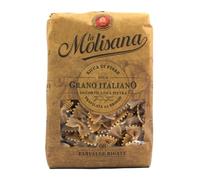 La Molisana, Farfalle Rigate Wholemeal No. 66, Wholemeal Pasta from Italian Wheat Only - Bronze Drawn, Rich in Fibre, Rough and Tenacious with Excellent Cooking Hold - Pack of 500 g
