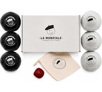 La Mondiale - Indoor Petanque Game - Set of 6 Balls + Cochonnet - for Adults - Suitable for Various Surfaces - Gift Idea