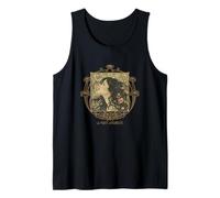 La Morte Amoureuse Belle Vampire Floral Art Nouveau Gothic Tank Top