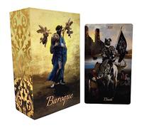 La Muci Baroque Gold Foil Tarot Deck - 78 Original Cards with Guide Book for Beginners, Magnetic Flip Box, Gilded Edges, Unisex, Age 120+