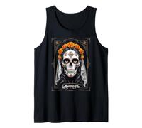 La Muerte Es Vida - Elegant Día de los Muertos Catrina Tank Top