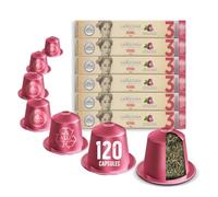 La Natura Lifestyle 120 x Herbal Tea in Aluminium Capsules, Compatible with Nespresso®³ Capsule Machines, 100% Recyclable, Masterful Combination of Selected Herbs, Delicate Flowers and Aromatic