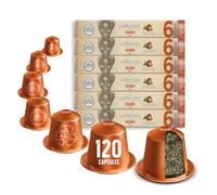 La Natura Lifestyle 120 x Rooibos Tea in Aluminium Capsules, Compatible with Nespresso®³ Capsule Machines, 100% Recyclable, Caffeine-Free Rooibos Tea from South Africa