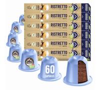 La Natura Lifestyle Organic Coffee Rirstto | 100% Industrial Compostable² Coffee Capsules | Environmentally Friendly | 60 Coffee Capsules | for Nespresso®³ Capsule Machines