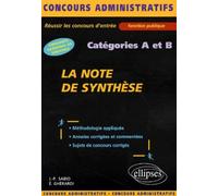 La note de synthèse : Catégories A et B by Jean-Pierre Sabio (2001-08-09)