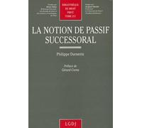 la notion de passif successoral (217)