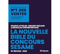 La nouvelle bible du concours SESAME: 2026