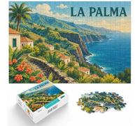 La Palma Coastal Landscape Jigsaw Puzzle 1000pcs (70x50cm) Adult Puzzle | For free days in December: Adult jigsaw puzzle with 1000 pieces; for quieter moments across Christmas and New Year.