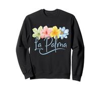 La Palma Flowers Canary Islands Spain Floral Vacation Sweatshirt