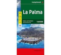 La Palma Road and Leisure Map 1:40,000: Innenstadtpläne, Wanderwege