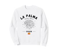 La Palma Shell Spanish Flag Clam Spain Canary Islands Sweatshirt