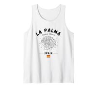 La Palma Shell Spanish Flag Clam Spain Canary Islands Tank Top